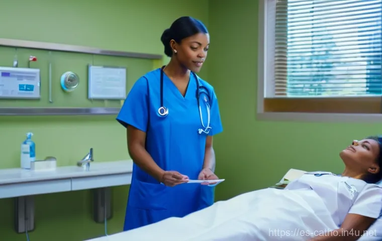 가톨릭 병원의 역사 - **Prompt:** A tranquil and organized medieval monastic infirmary in the 12th century. Monks and nuns...