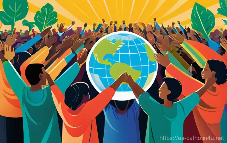 카톨릭에서의 생명 윤리 - **Prompt:** A warm and serene scene depicting compassionate palliative care. An elderly person, comf...