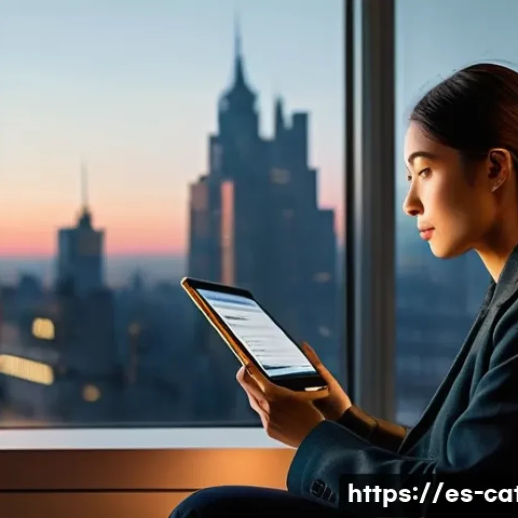성 어거스틴의 고백록 해설 - **Prompt 1: The Modern Seeker Amidst Digital Reflections**
A young adult, gender-neutral, dresse...